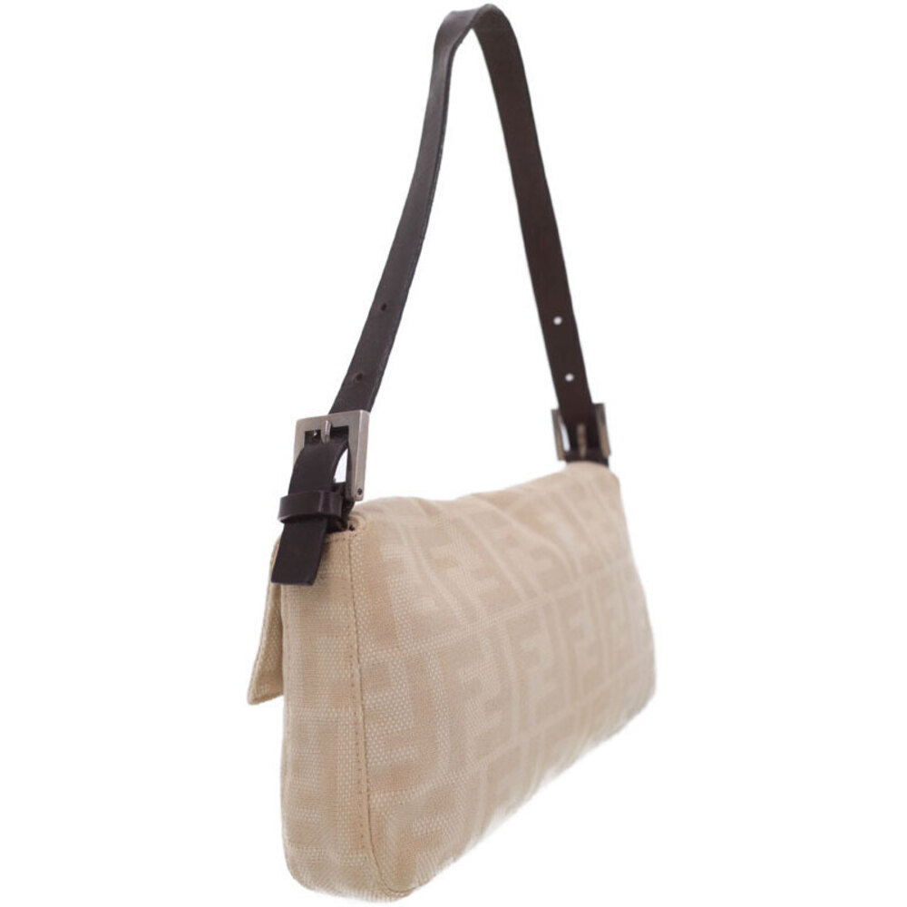 Fendi Zucca Zucca Baguette Bucket Bag White - Picture 2 of 9